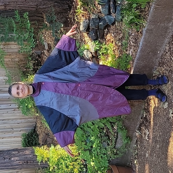 COPY - Vintage 70s/80s Unika- Forecaster International. Cape oversized coat, SZ… - Picture 4 of 14